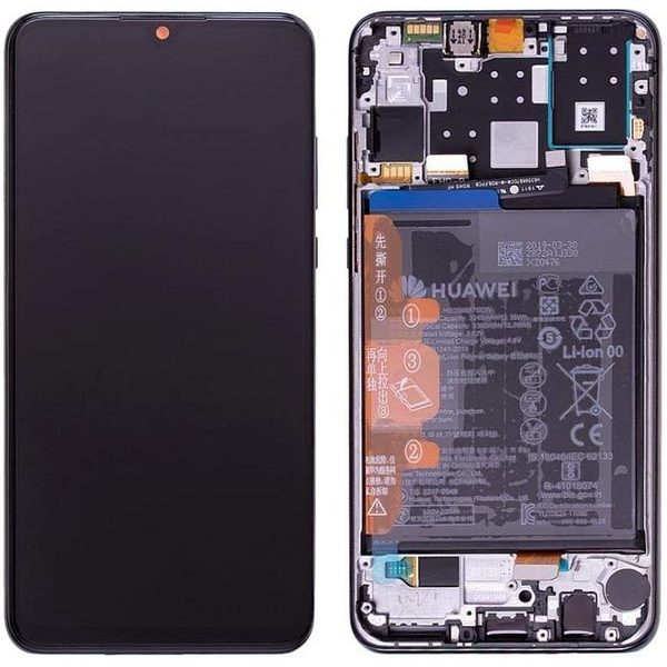 Huawei P30 lite LCD displej dotykové sklo černý (Service Pack)