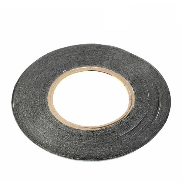 3M Double-Sided Adhesive Tape Black 50m x 1mm Roll