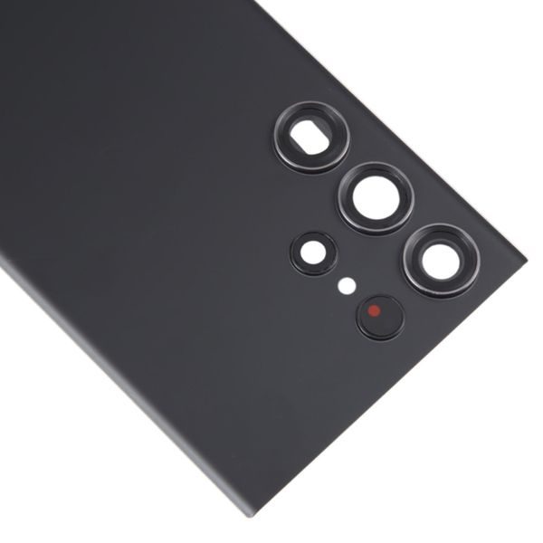 Samsung Galaxy S23 Ultra Zadní kryt baterie černý S918 včetně krytky fotoaparátu