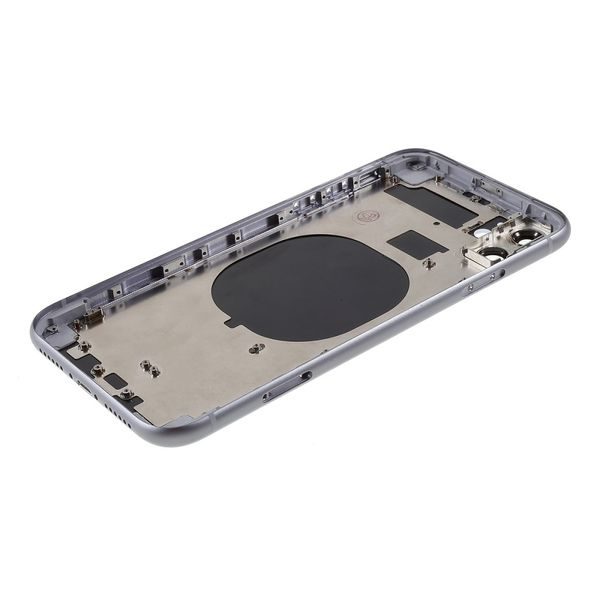 Zadní kryt baterie Apple iPhone 11 fialový včetně středního rámečku