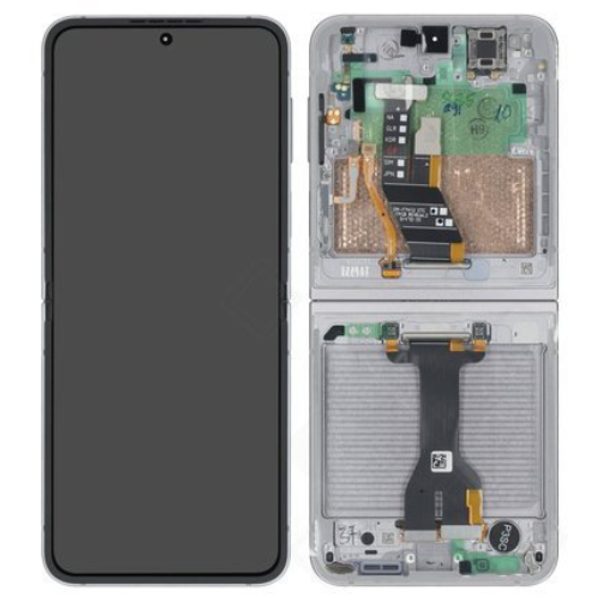 Samsung Galaxy Z Flip 6 F741 LCD displej dotykové sklo (Service Pack) vnitřní - silver shadow