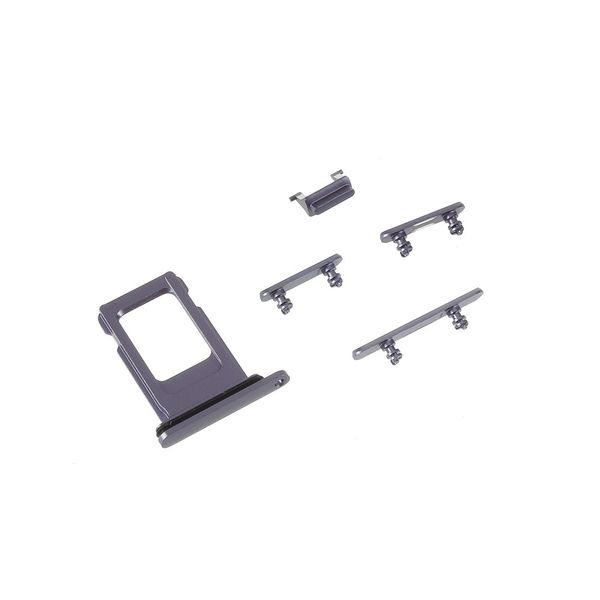 Zadní kryt baterie Apple iPhone 11 fialový včetně středního rámečku