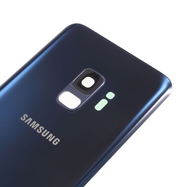 Samsung Galaxy S9 zadní kryt baterie osazený včetně krytky čočky fotoaparátu modrý G960