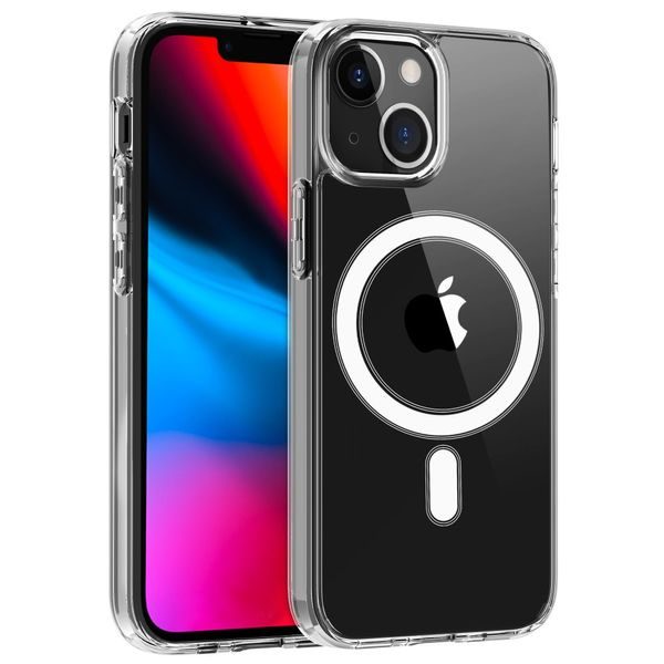 Apple iPhone 13 Protective Case Transparent with Magnets
