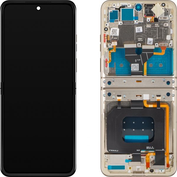 Motorola Razr 2025 / Razr 60 LCD Touchscreen Original (Service Pack) Inner - Beach Sand (Pumice Stone)