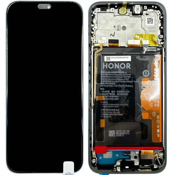 Honor 400 Lite LCD Display Touchscreen Glass + Battery Original (Service Pack) Marrs Green