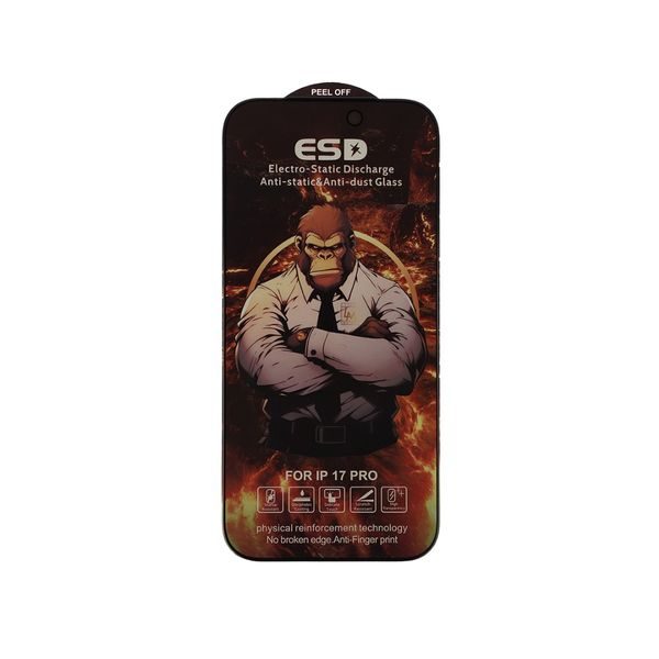 Protective Tempered Glass Mobilis Privacy Arc Glass for iPhone 17 Pro Max