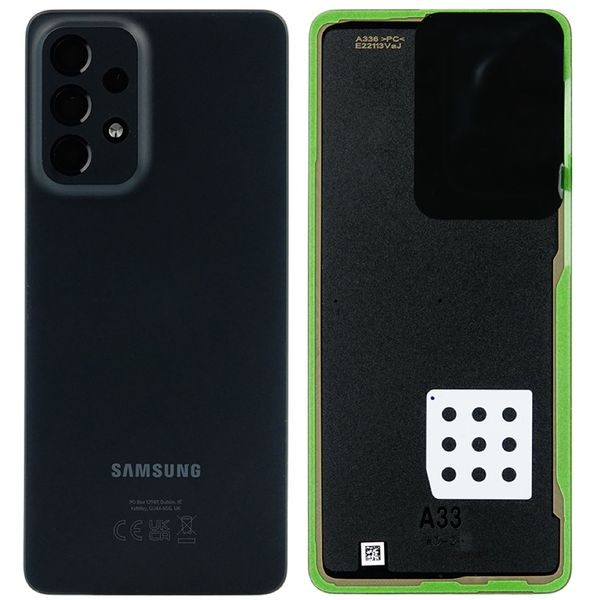Samsung Galaxy A33 5G A336 Original Battery Back Cover (Service Pack), Black