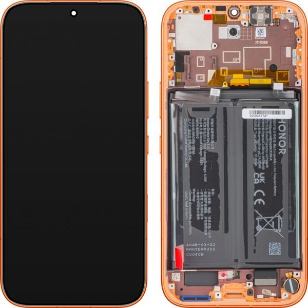 Honor 600 LCD displej dotykové sklo + batéria originálna (Service Pack) Orange