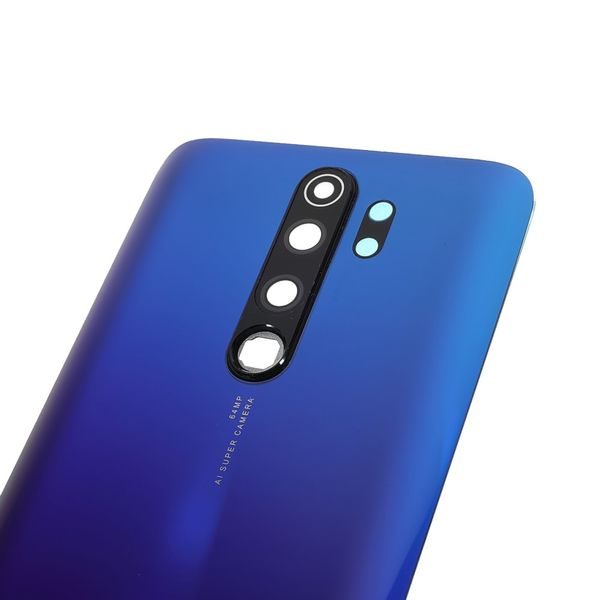 Xiaomi Redmi Note 8 PRO zadní kryt baterie včetně sklíčka fotoaparátu modrý