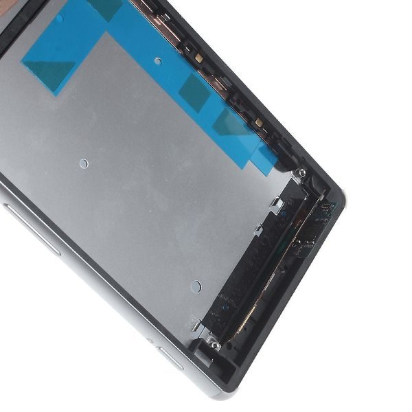 Sony Xperia Z3 LCD displej bílý včetně rámečku komplet stříbrný D6603