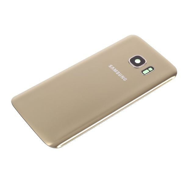 Samsung Galaxy S7 zadný kryt batérie zlatý vrátane krytky fotoaparátu G930F