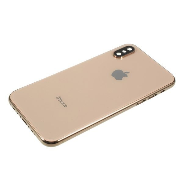 Apple iPhone XS zadní kryt baterie zlatý včetně středového rámečku telefonu