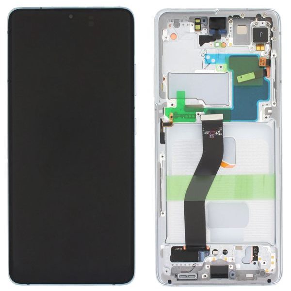 Samsung Galaxy S21 Ultra 5G G998 LCD Display Touch Glass Original (Assembled Service Pack) Phantom Silver