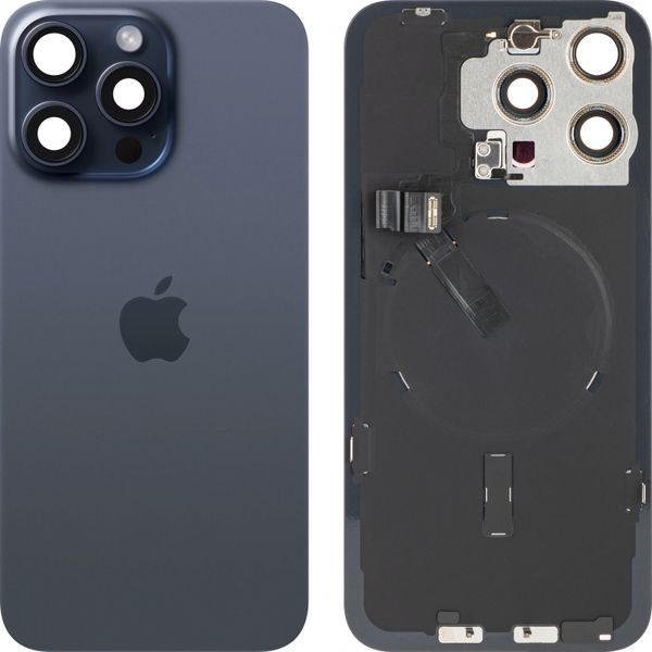 Zadní kryt baterie iPhone 15 Pro Max (originální PULL) Modrý Titan