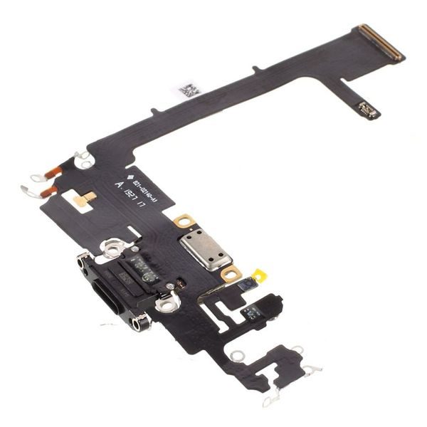 Nabíjecí konektor Apple iPhone 11 Pro flex černý mikrofon