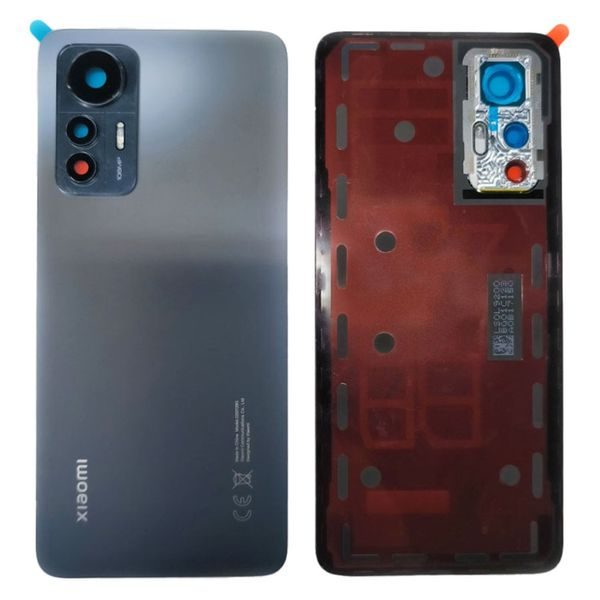 Xiaomi 12 Lite 5G zadní kryt baterie černý včetně krytky fotoaparátu