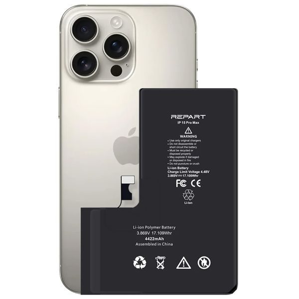 REPART Battery for iPhone 15 Pro Max
