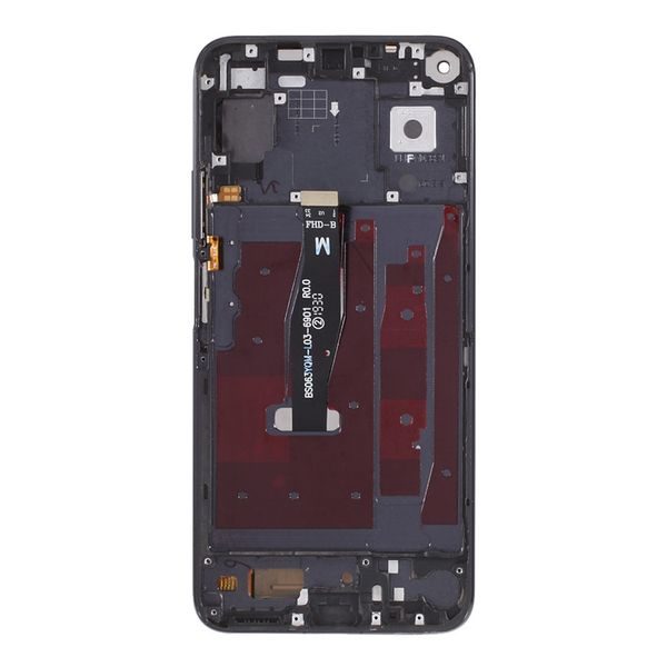 Honor 20 / Huawei Nova 5T LCD displej dotykové sklo přední panel včetně rámečku černý YAL-L21