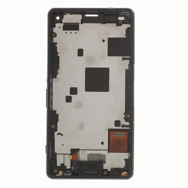 Sony Xperia Z3 Compact LCD displej včetně středního rámečku telefonu D5803 černá