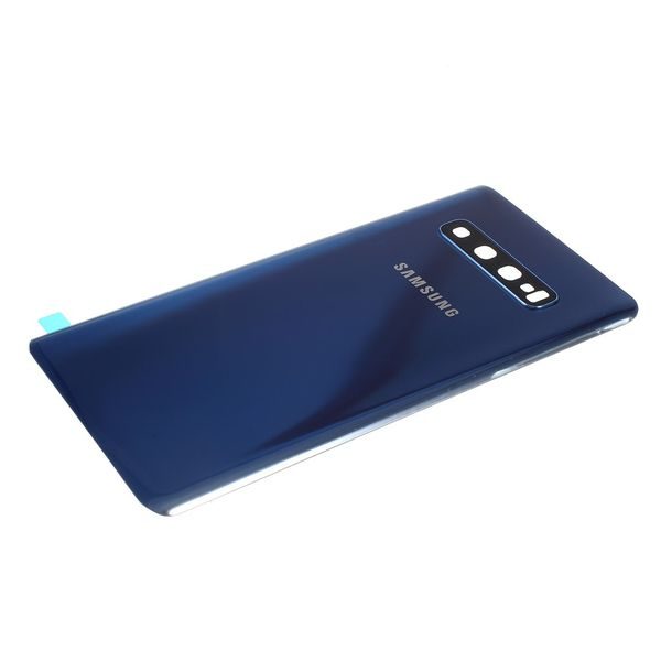 Samsung Galaxy S10 Rear Battery Cover Blue with Camera Lens Cover G973