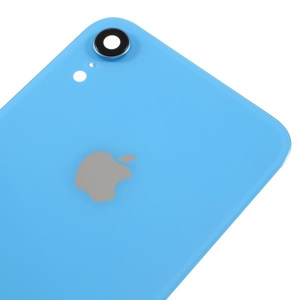 Apple iPhone XR zadní kryt baterie včetně krytky čočky fotoaparátu modrý