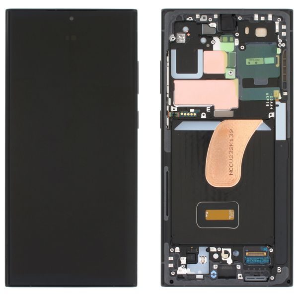Samsung Galaxy S23 Ultra S918 LCD displej dotykové sklo originální (Service Pack) Graphite gray