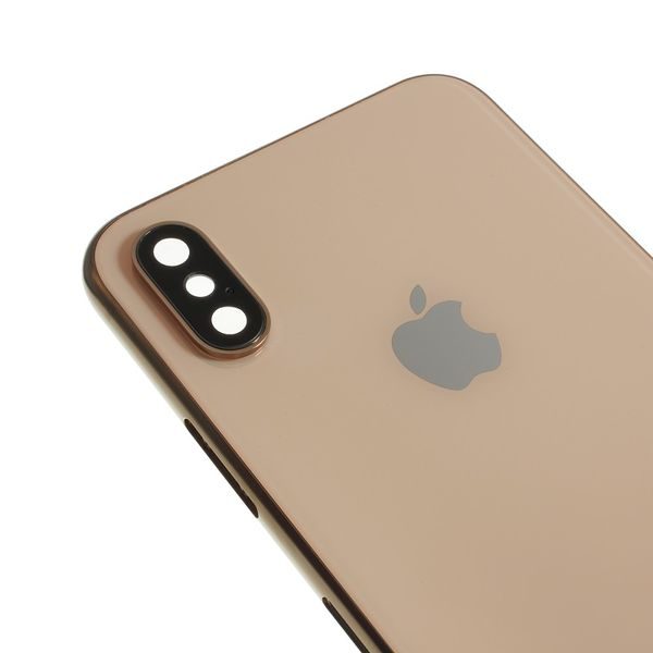 Apple iPhone XS zadní kryt baterie zlatý včetně středového rámečku telefonu