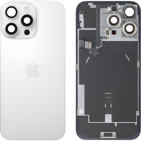 Zadný kryt batérie iPhone 16 Pro Max (originálny PULL) Biely titán