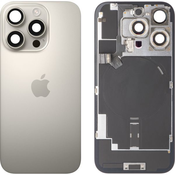 Zadní kryt baterie iPhone 16 Pro (originální PULL) Přírodní Titan