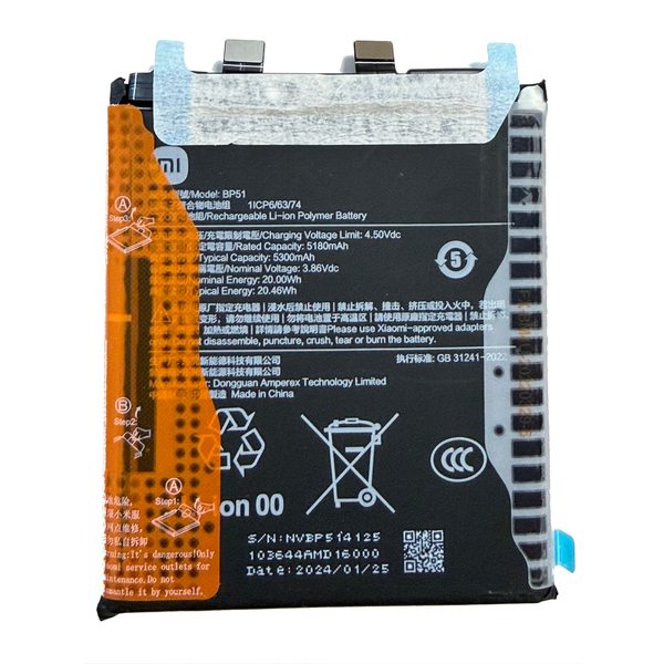 Originálna batéria Xiaomi BP51 (Service Pack)
