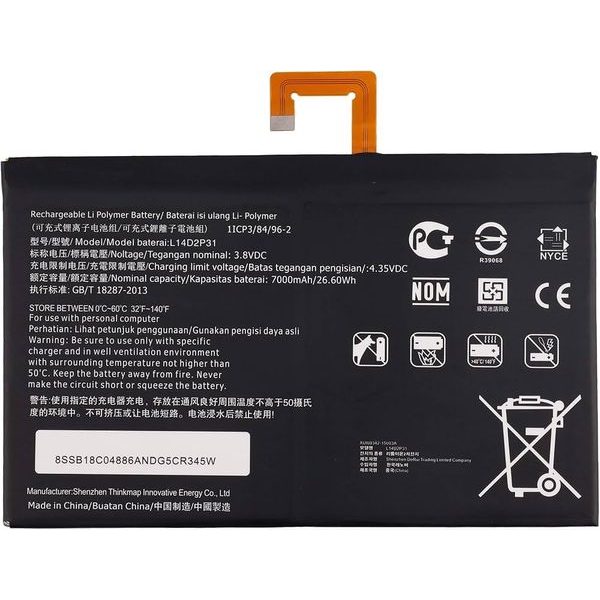 Batéria L14D2P31 Lenovo Tab 2 X30/A10-30/Tab 3 10 Plus TB-X103F