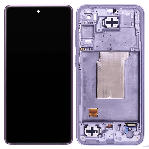 Samsung Galaxy A35 5G A356 LCD Display Touch Screen Glass with Frame (Service Pack) Lilac
