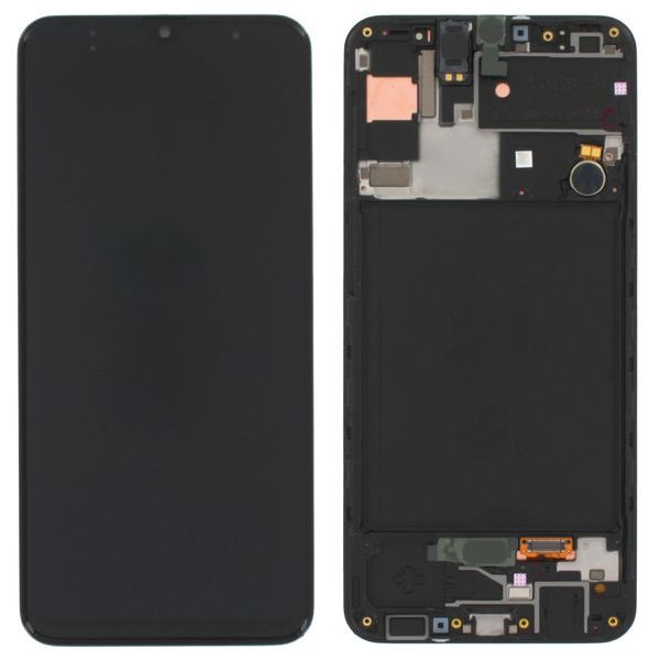 Samsung Galaxy LCD touch screen digitizer A307 with frame (Service Pack)