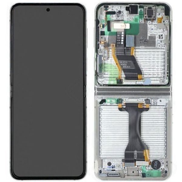 Samsung Galaxy Z Flip 5 F731B Original LCD Display Touch Glass (Service Pack) Internal Cream