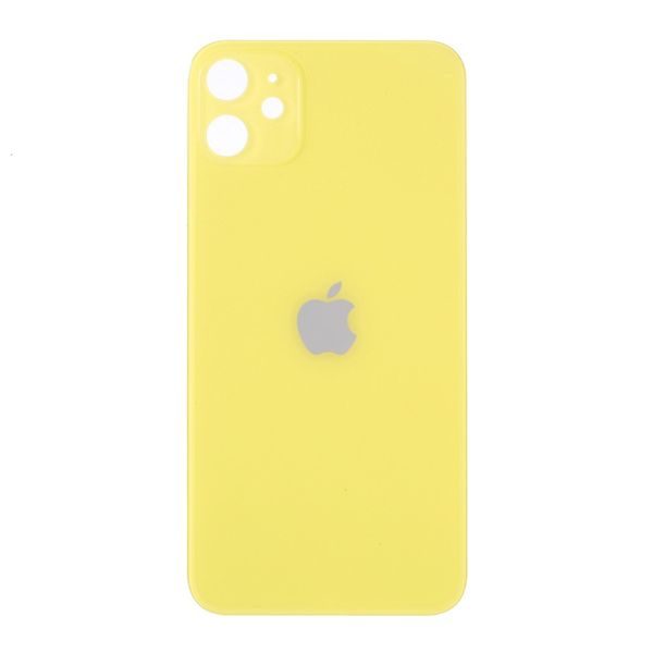Apple iPhone 11 zadní kryt baterie žlutý s větším otvorem pro kameru