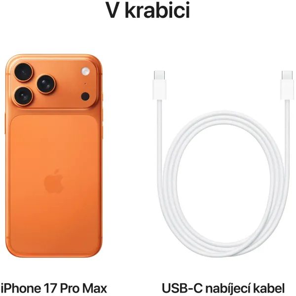 Apple iPhone 17 Pro Max 256GB (eSIM) – Cosmic Orange