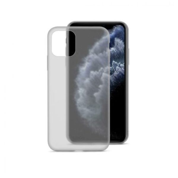EPICO Silicone Case for iPhone 11 Pro Max - Transparent/Black