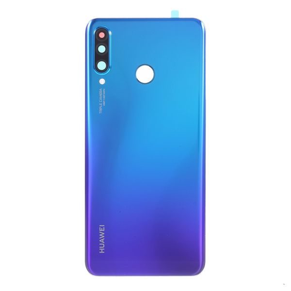 Huawei P30 Lite zadní kryt baterie modrý včetně krytky čočky fotoaparátu