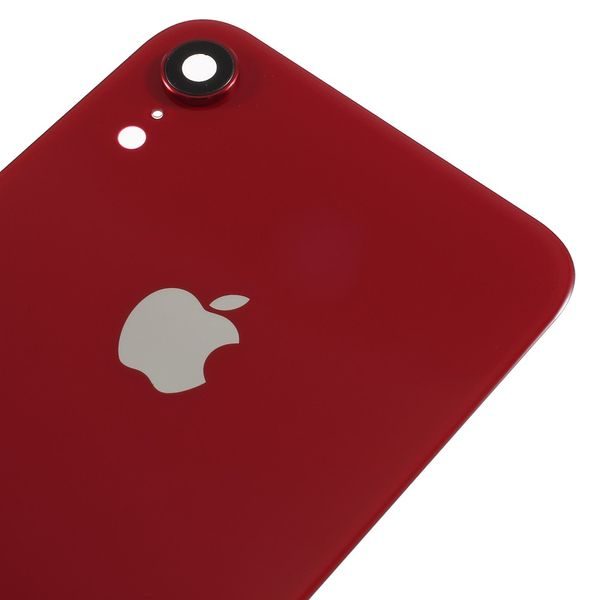 Apple iPhone XR zadní kryt baterie včetně krytky čočky fotoaparátu červený RED product