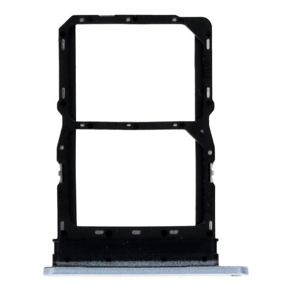 Honor X7a šuplík na DUAL SIM SD kartu stříbrný