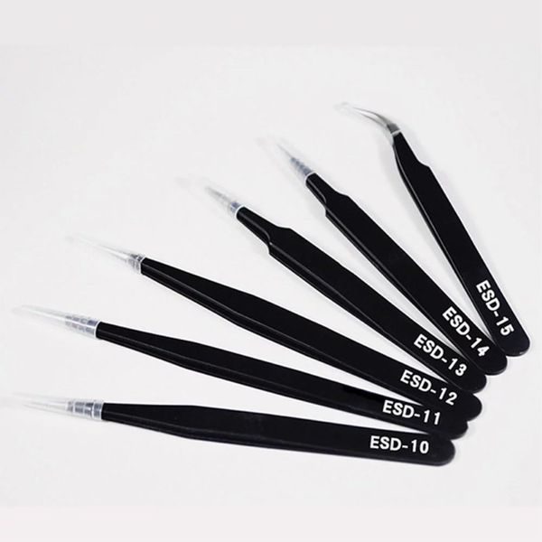 ESD Tweezers Set 6 pcs