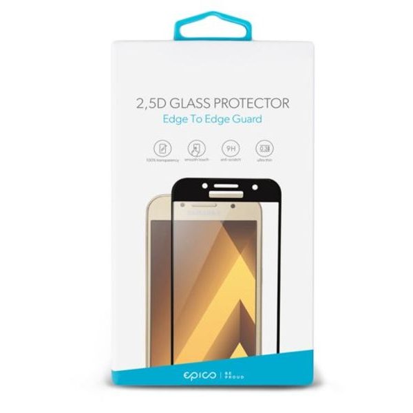 Epico Tempered Glass 3D Epico Samsung J3 2017, černý okraj