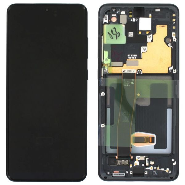 Samsung Galaxy S20 Ultra G988 LCD Display Touchscreen Glass Original (Assembled Service Pack) Cosmic Black