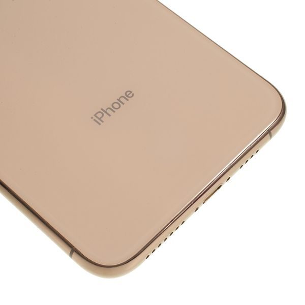 Zadní kryt baterie Apple iPhone XS MAX zlatý včetně středového rámečku