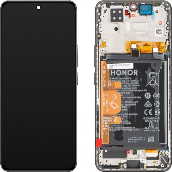Honor 200 LCD displej dotykové sklo + baterie originální (Service Pack) Black