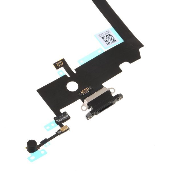 Apple iPhone XS MAX nabíjecí konektor flex mikrofon lightning port černý OEM