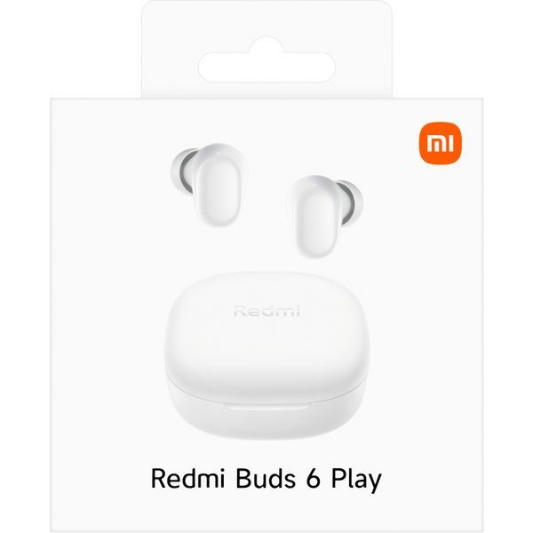 Xiaomi Redmi Buds 6 Play Wireless Headphones - White