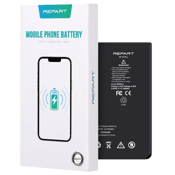 REPART Battery for iPhone 15 Pro