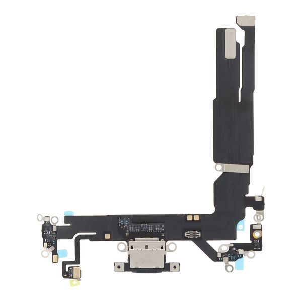 Nabíjení iPhone 16 konektor nabíjení černý USB flex mikrofon